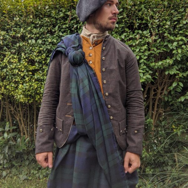 Mantelspeld en kilt (geinspireerd door Outlander)